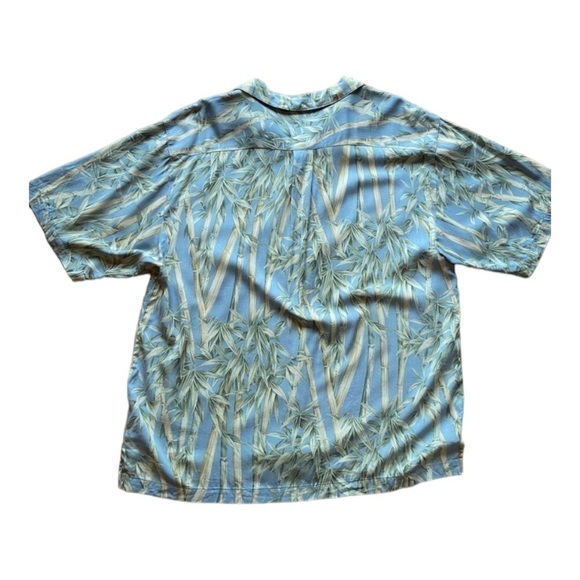 Jamaica Jaxx 100% Silk Bamboo Print Shirt - Picture 4 of 6